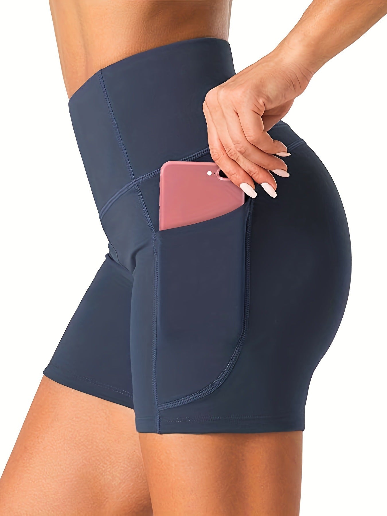 Cross-Border European And American New Popular Yoga Pants High-Waisted Butt-Lifting Leggings Running Sports Outdoor Fitness Shorts For Women