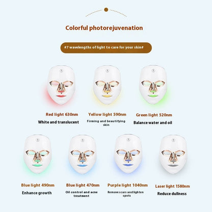 Rechargeable Manual Touch LED Beauty Mask