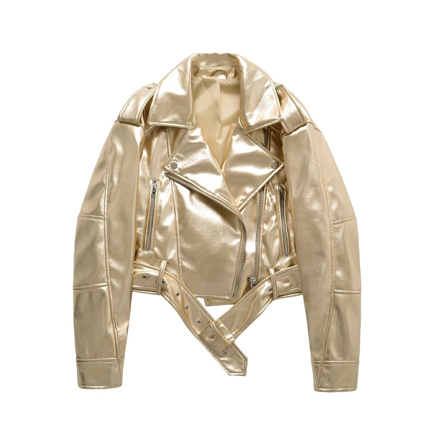 Bestselling Street-style Retro Turn-down Collar Loose Washed Jacket