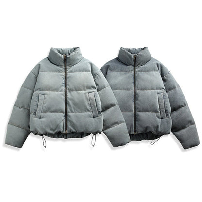 Mens Loose-Fit Padded Down Jacket Outerwear