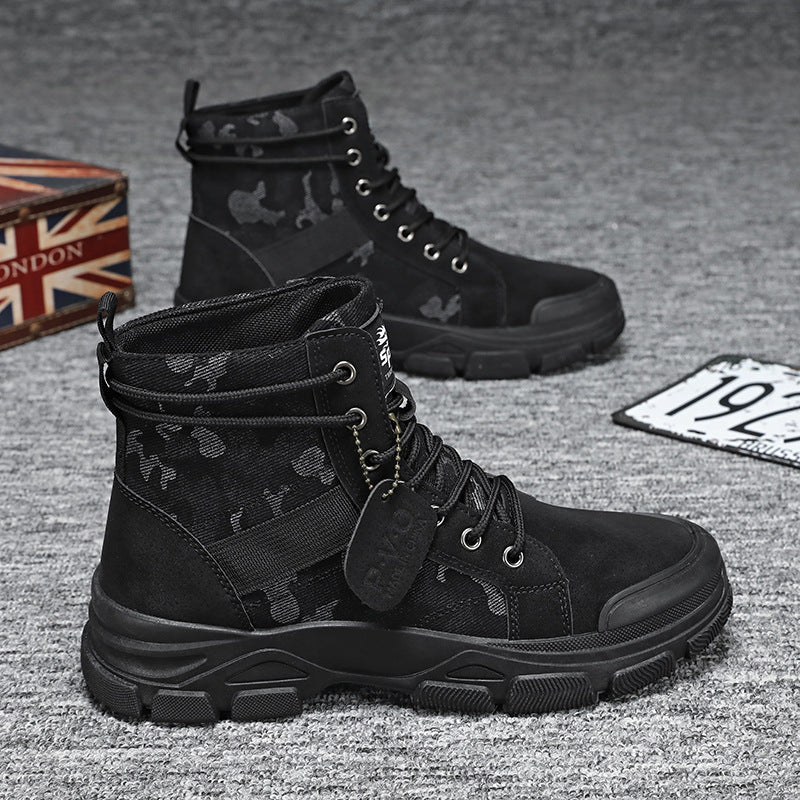 Mens High-top Hiking Mid-cut Boots