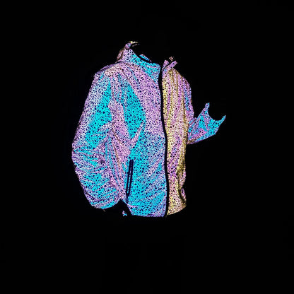Outdoor Sports Jacket Men's Hooded Laser Night Vision Shell Jacket