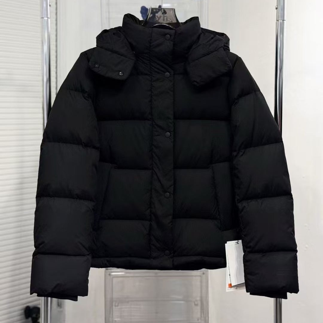 Womens Warm Hooded Down Jacket