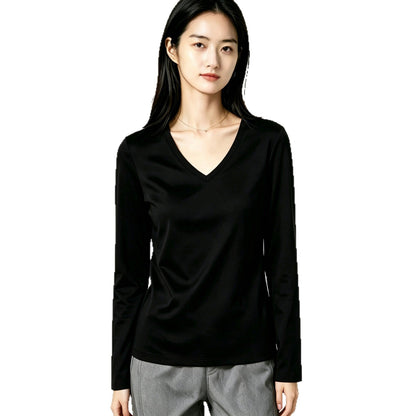 Womens Long-sleeve T-shirt Womens Thermal Base Layer For Fitness And Running