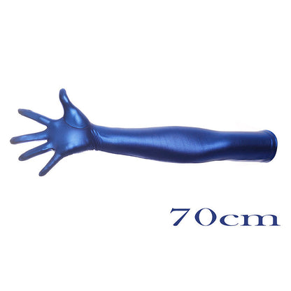 High-gloss Gold Foil Stamping And Elbow-length Costume Gloves