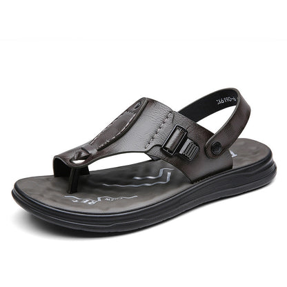 Flap-style Casual Slip-on Sandals For Wearing Outside