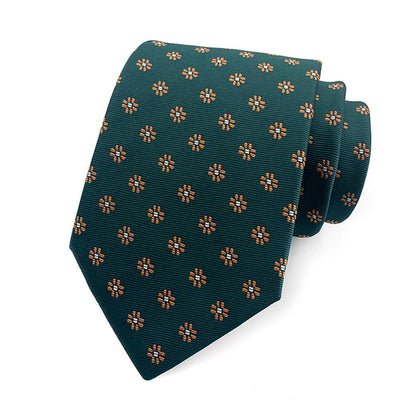 Gentlemans Small Floral Tie Mens Business