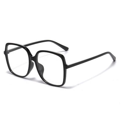 Black Oversized-frame Glassesperfect For A No-makeup Look