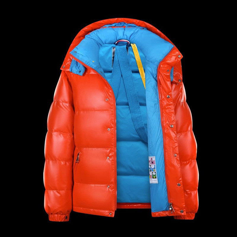 Men's White Duck Down Warm Jacket