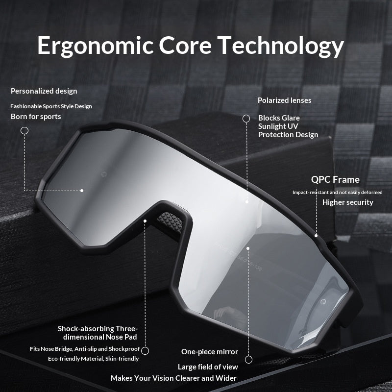 Color-Changing Polarized Sunglasses For Cycling And Running