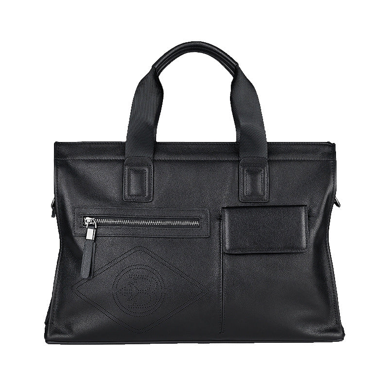 Casual Stylish Cowhide Large-capacity Crossbody Bag