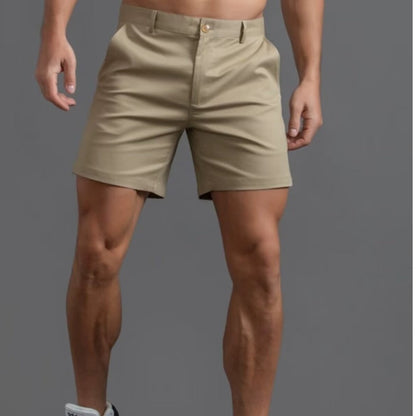 Mens Dress Shorts Slim-fit Accentuate Muscles
