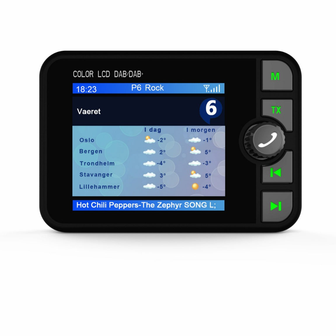 European Station Popular Color Screen Car DAB Digital Receiver Bluetooth MP3 Multifunctional Suitable