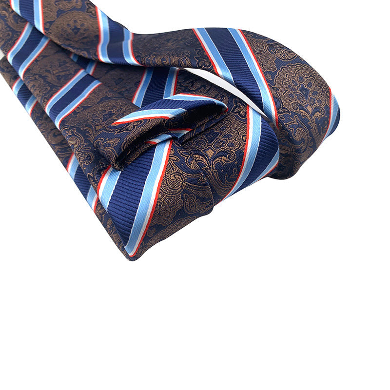 British Gentleman-style Striped Mens Tie For Suiting And Streetwear Coordination
