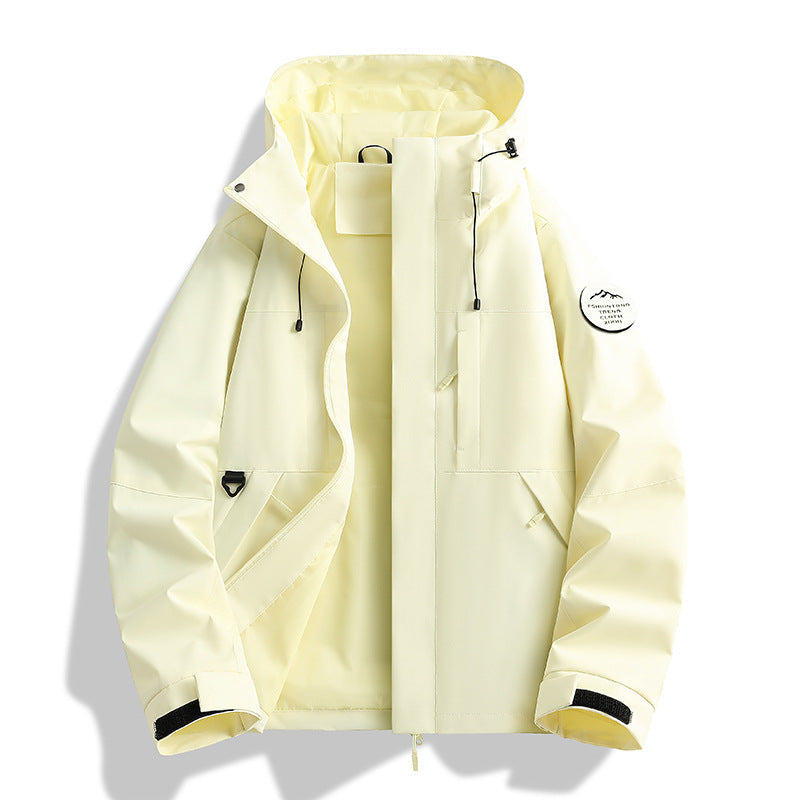 Dopamine Three-Proof Outdoor Couples Hardshell Jacket For Mountaineering