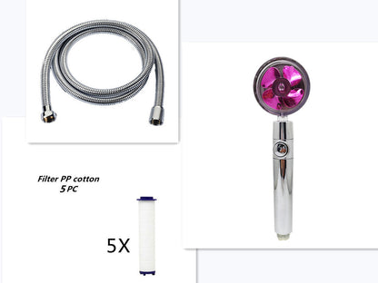 Turbo Propeller Shower Head Handheld High Pressure