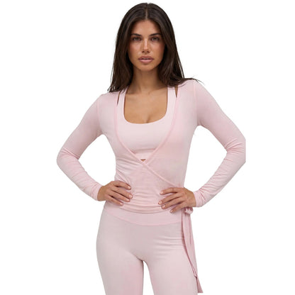 Mesh Breathable Outdoor Long-sleeve V-neck