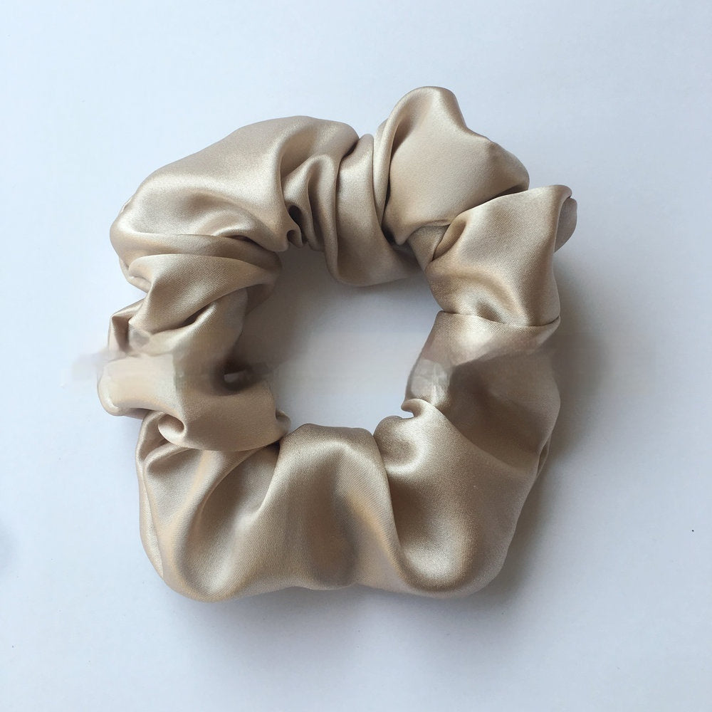 Silk Headdress Flower Scrunchie