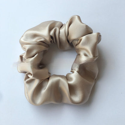 Silk Headdress Flower Scrunchie