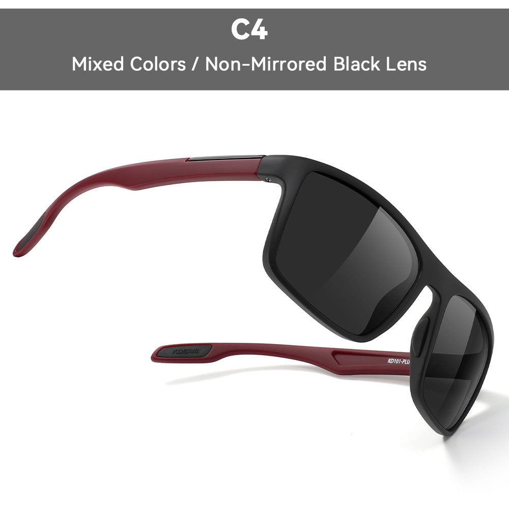 KDEAM Square-frame Polarized Sunglasses