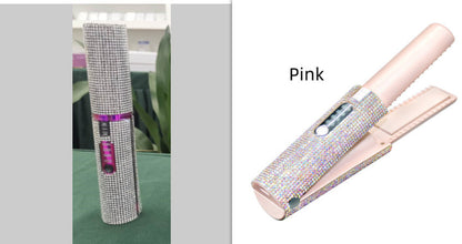 2-In-1 Electric USB Hair Straightening Brush Comb