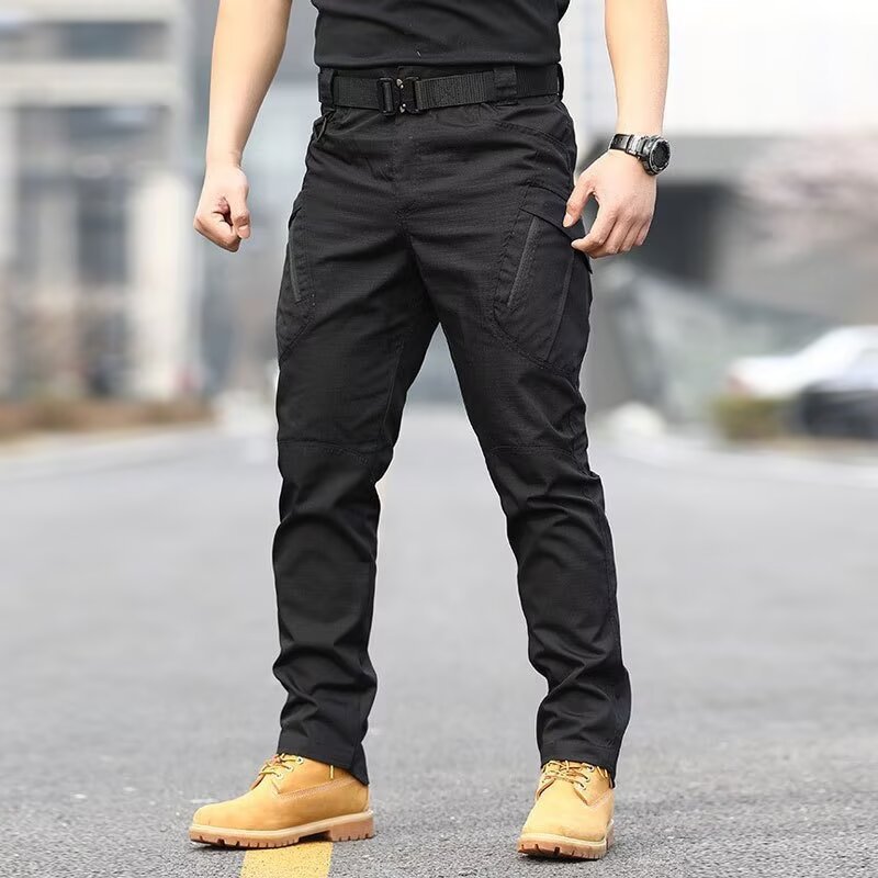 Mens Workwear Trousers High-Street Quick-Drying Military-Style Tactical Pants