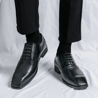 Summer New Mens Stylish Formalbusiness-casual Leather Shoes