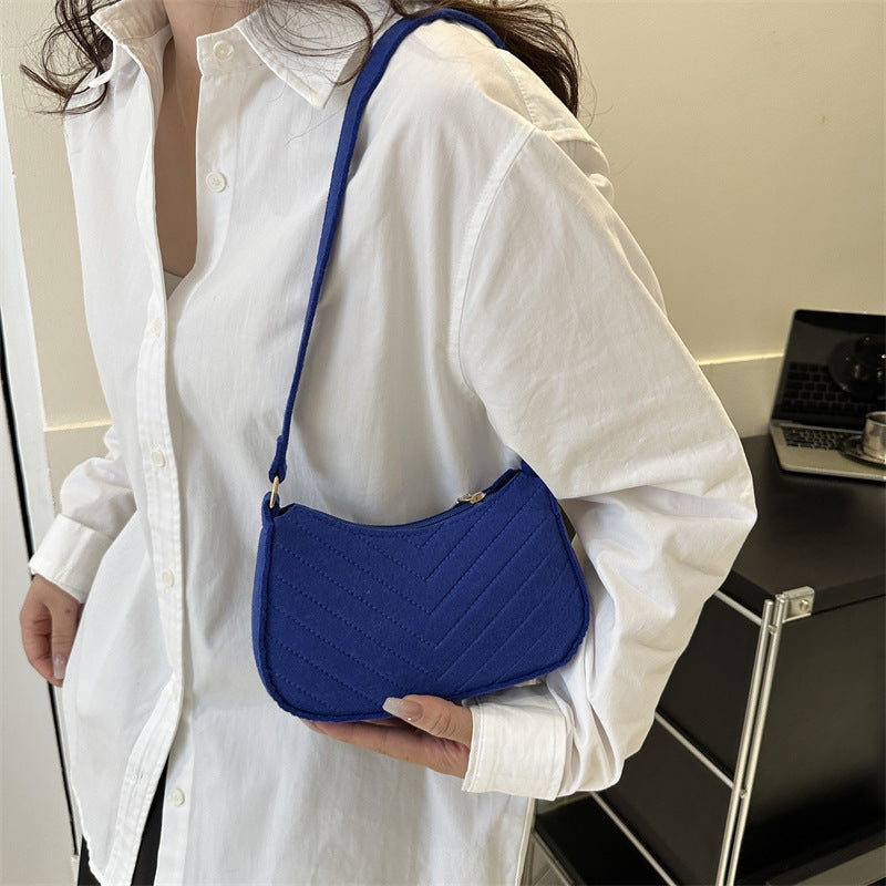 Vintage Felt Crossbody Bag Shoulder Bag Felt Bag For Women