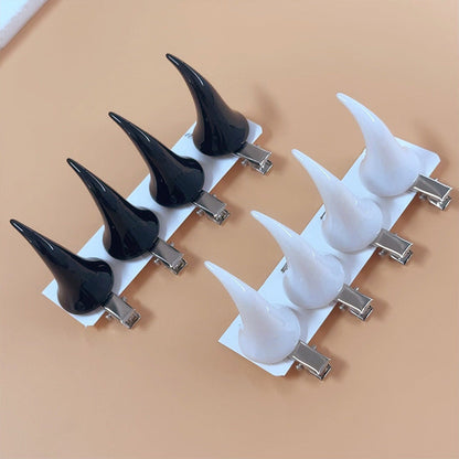 Personalized Holiday Decor Halloween Horn Hair Clip