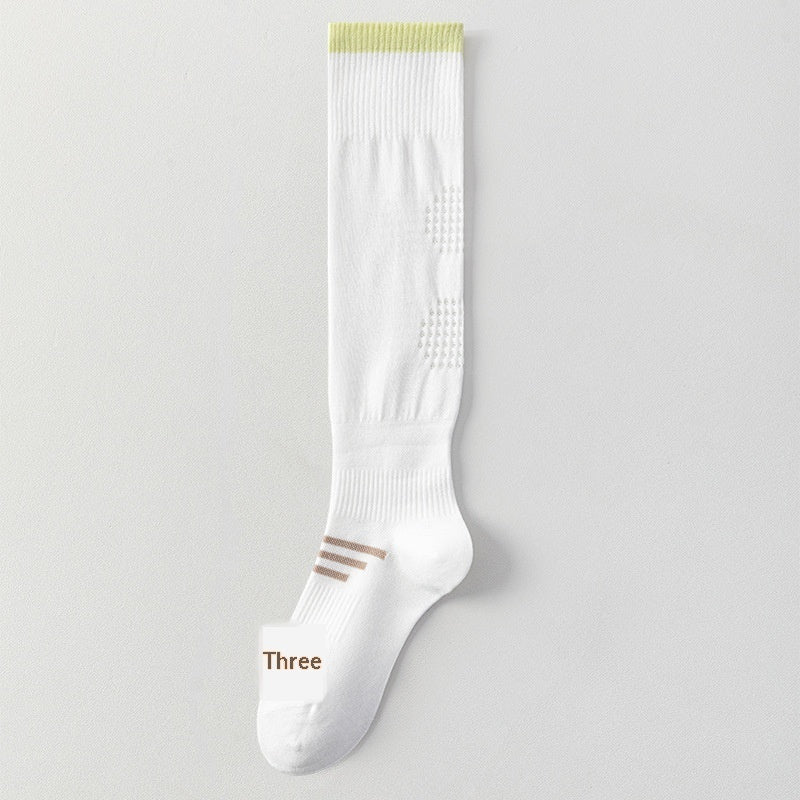 Ultra Thin Lightly Compressive Breathable Leg Length Sports Socks