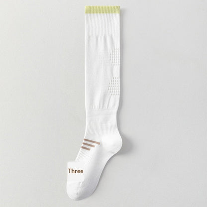 Ultra Thin Lightly Compressive Breathable Leg Length Sports Socks