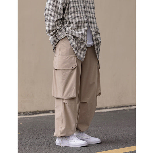 Vintage Drawstring Leggings with Pockets