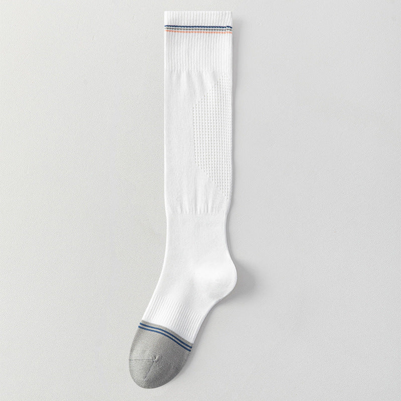 Ultra-thin Lightly Compressive Breathable Calf-length Athletic Socks
