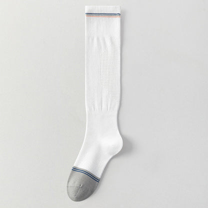Ultra-thin Lightly Compressive Breathable Calf-length Athletic Socks
