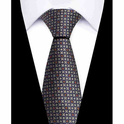 Usiness Striped Hand-stitched Polyester Tie