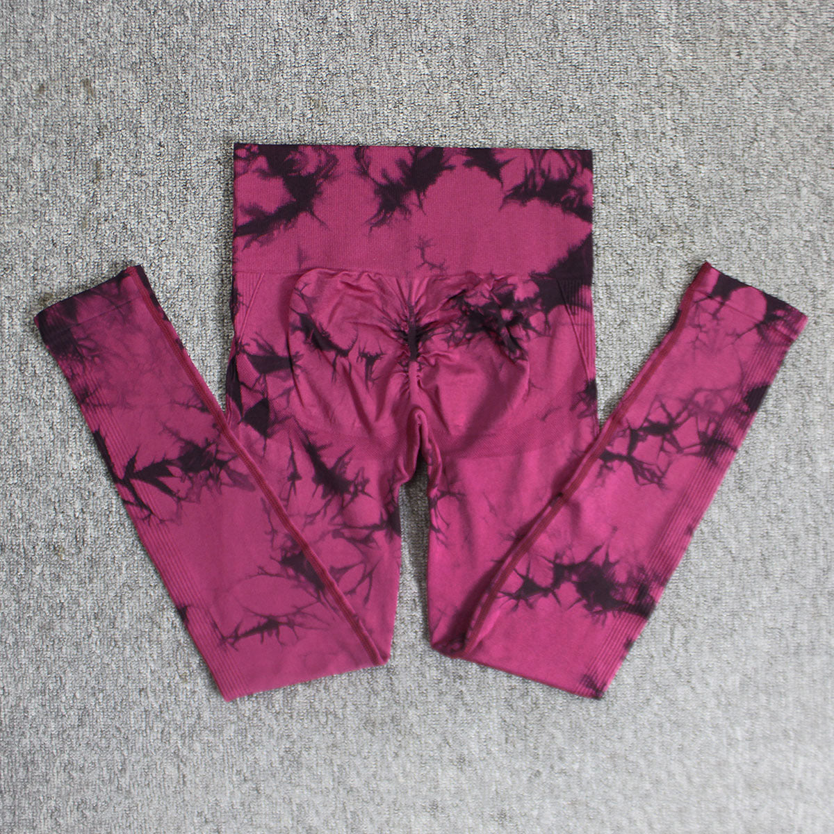 Women's Printed Tie-dye Seamless Skinny Yoga Pants