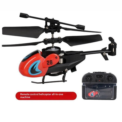 Mini Helicopter 35 Channel Crash-Resistant Remote Control  Pocket Fingertip Flyer Model Kids Toy Plane