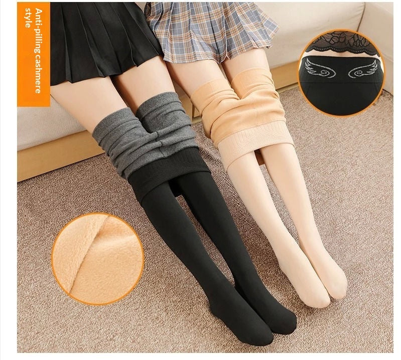 Womens Leggings Sheer Stockings In Skin Tone