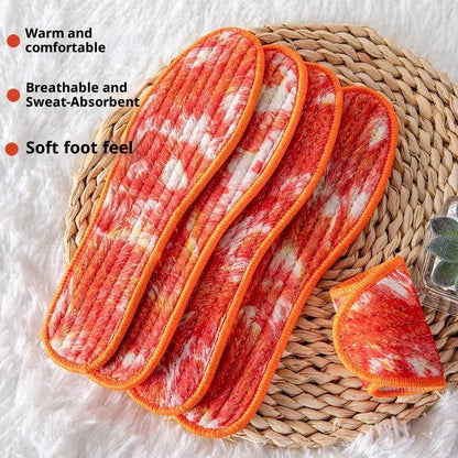 Integrated Soft Felt Thermal Insole Winter Thickened Velvet Padded