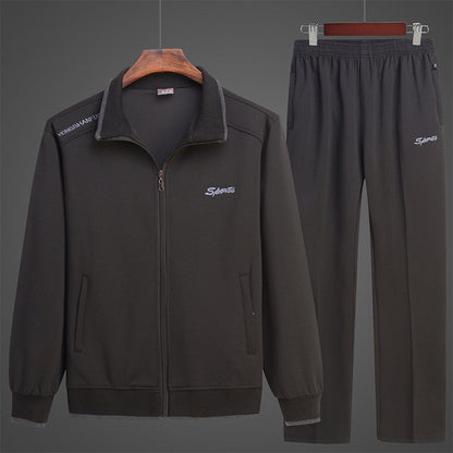 Men's Sport Suit Loose Autumn Winter Sweater Middle-aged And Elderly Casual Sportswear