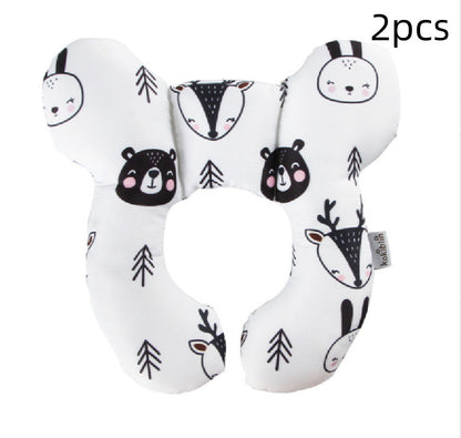 Infant Pillow  Baby Bed  U-Shaped Safety Seat  Neck Guard  Fixed Stereotyped Stroller Pillow