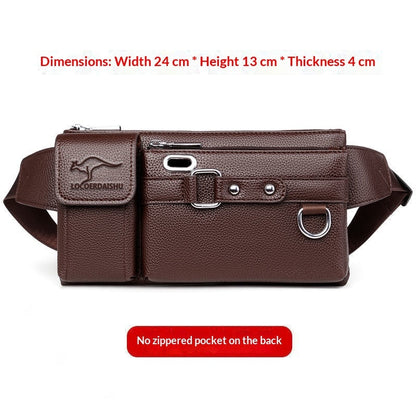 Men's Waist Bag Large-Capacity Multifunction Crossbody Bag