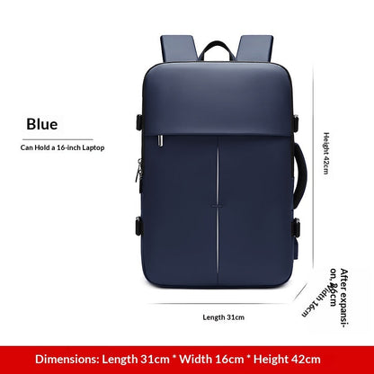 Large-Capacity Travel Duffel Expandable Multifunctional Laptop Backpack For Casual Use