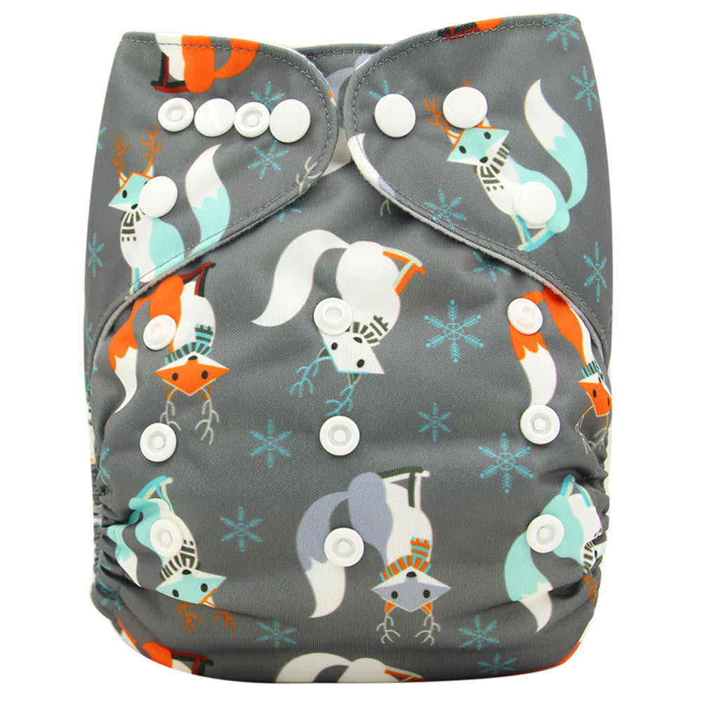 Washable Baby Cloth Diaper Breathable Diaper Pants 0-3 Years Old Baby Adjustable Diaper Leak-proof Diaper