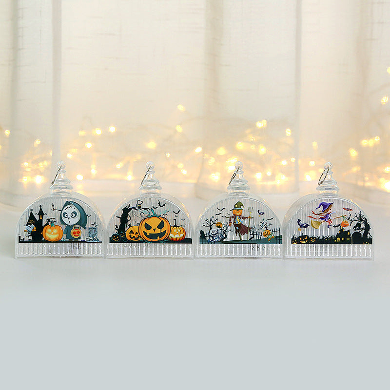 Halloween Pumpkin Light Children's Portable Halloween Halloween Decoration Ornaments Luminous Props Party Ornaments