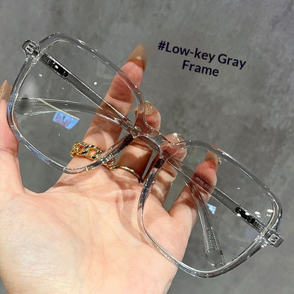 Ultra-light Frameless Plain Glasses With No Prescription