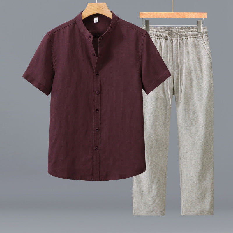Tencel Linen Casual Mens Suit