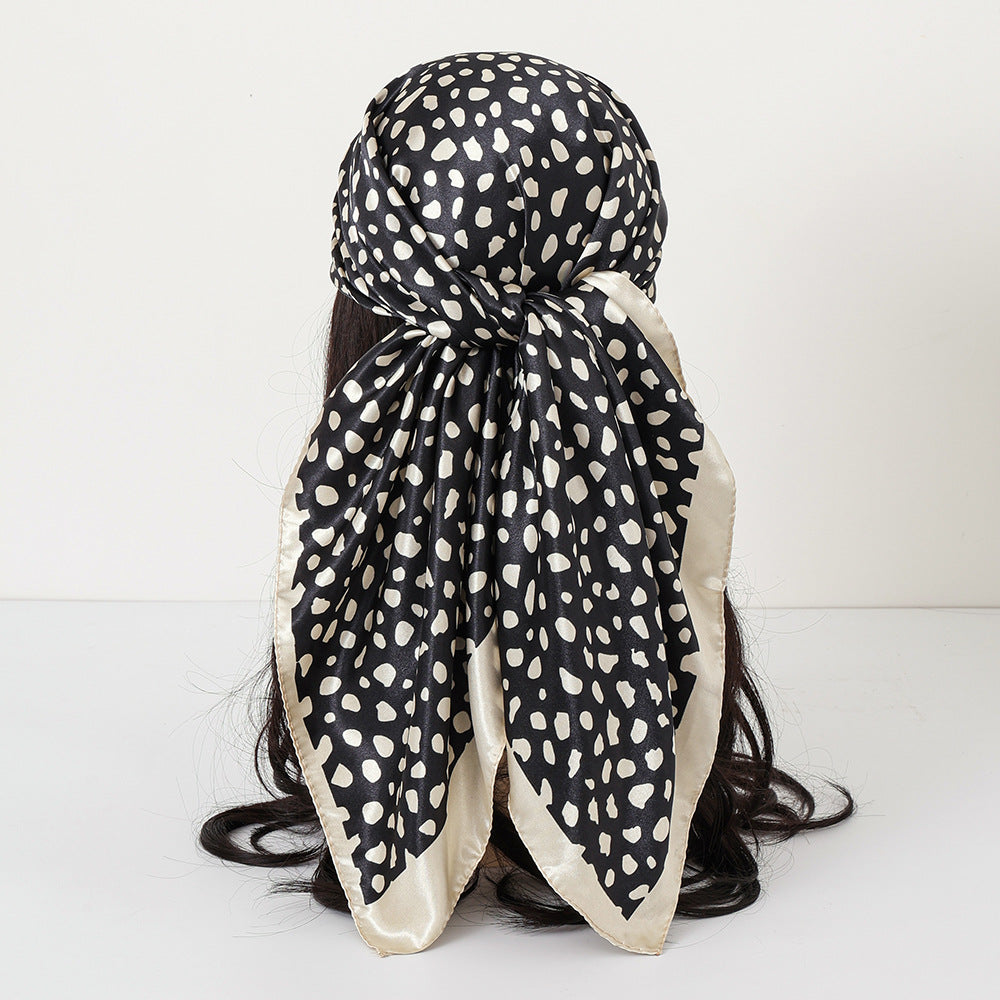 Classic Satin Womens Shawl Headscarf And Scarf