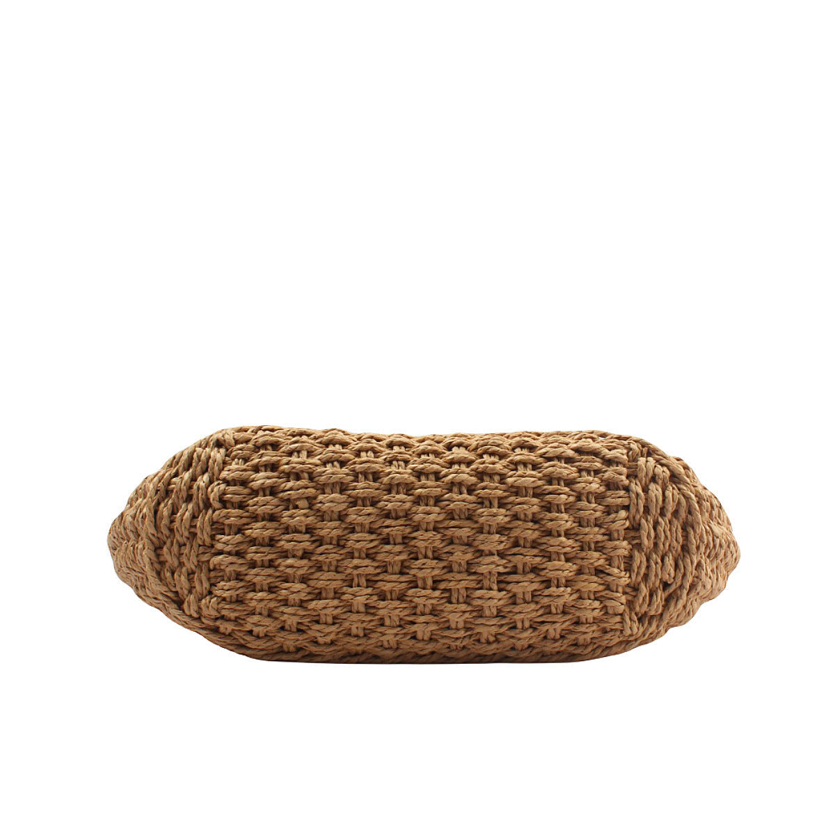 Large-Capacity Woven Solid-Color Tote Bag