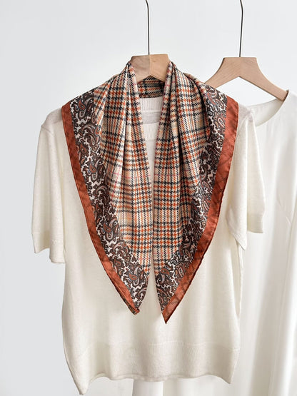 Women's Vintage High-end Outer Silk Scarf